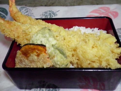 Extra large shrimp tempura bowl