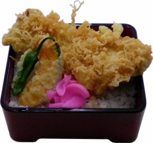 Pork tempura bowl