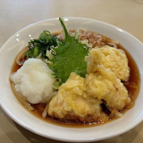 とり天ぶっかけおろしうどん【orそば】