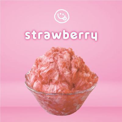 ふわふわかき氷　ストロベリー