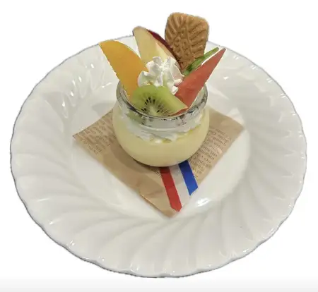 昔懐かし焼きプリンアラモード