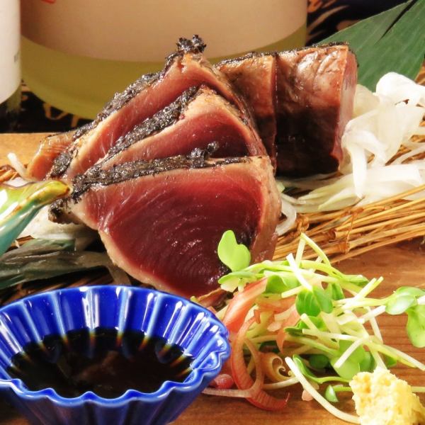 【名物！】カツオの藁焼き