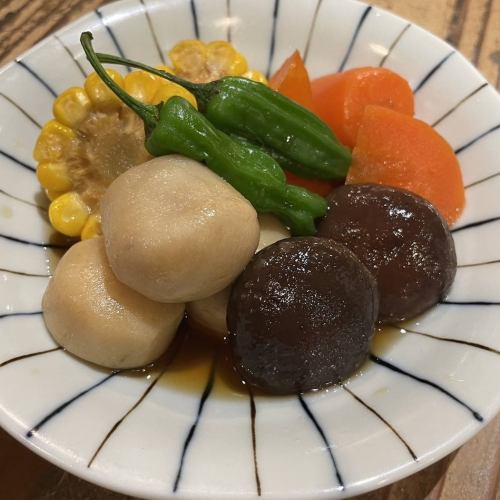 Japanese-style cold vegetable takibitashi