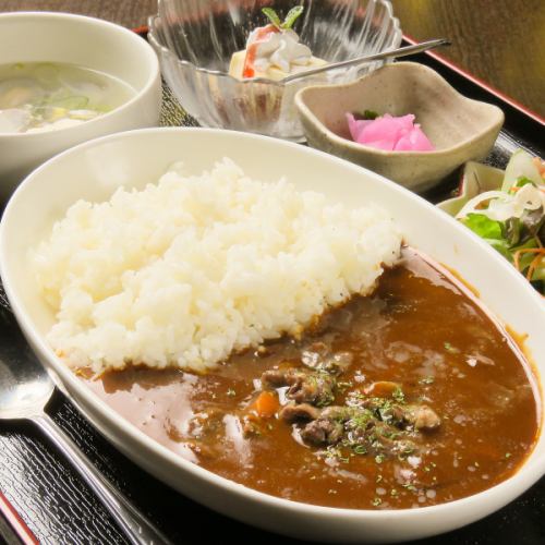 [Western / B meal] Beef tendon curry set