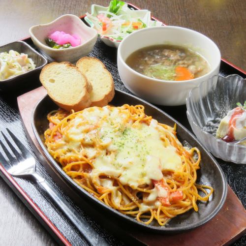 [Western / B meal] Demi-glace tailored meat pasta set