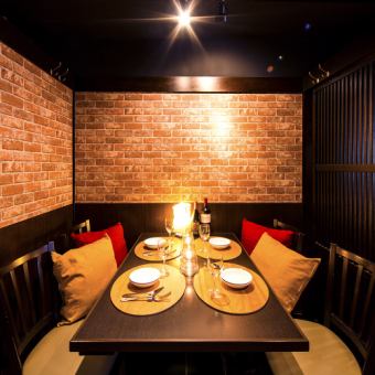 Close to Hachioji Station! Our private private room designed by a famous designer is a perfect seat for a date or a small drinking party! Recommended for banquets at Hachioji, girls-only gatherings, joint parties, birthdays, etc.♪