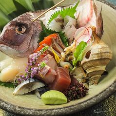 Assortment of 7 fresh sashimi