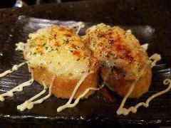 Tsukune toast