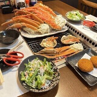 ランチ限定！【タラバ蟹本ズワイ蟹豪快60分食べ放題！】
