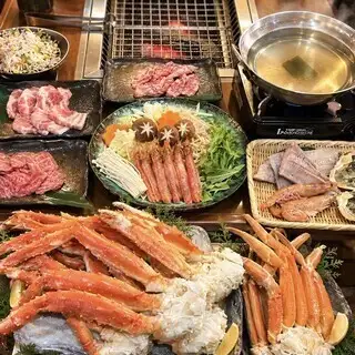 타라바 게 뷔페 코스(★책 즈와이게 샤브샤브 첨부)◆100분제◆21980엔(세금 별도)