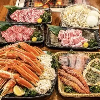 점심 한정 【본즈와이게 뷔페 코스】◆70분제◆6800엔(세금 별도)+1650엔(세금 별도)으로 90분 음료 무제한 포함