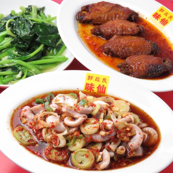 味仙に来たらまずはコレ!『青菜』『コブクロ』『手羽先』を召し上がってみてください♪