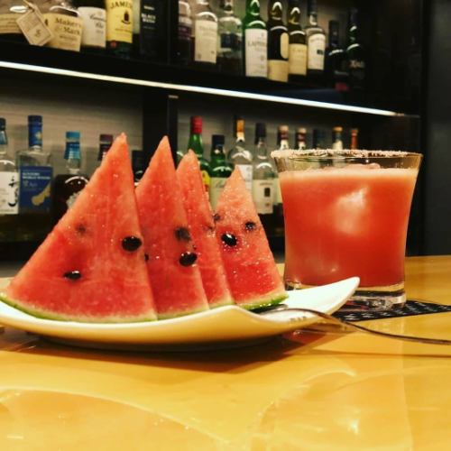 熊本県産清涼すいかのひと夏カクテル