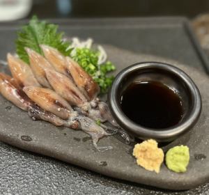 Firefly squid sashimi