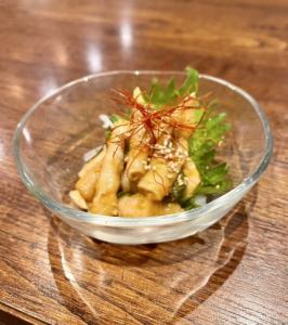 長野県産　姫筍の青唐味噌添え