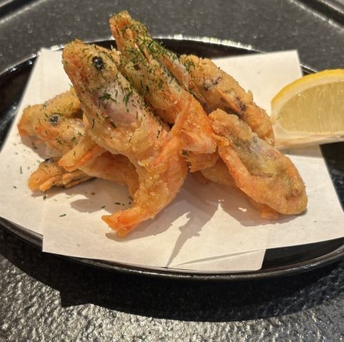 富山県産　甘エビの唐揚げ