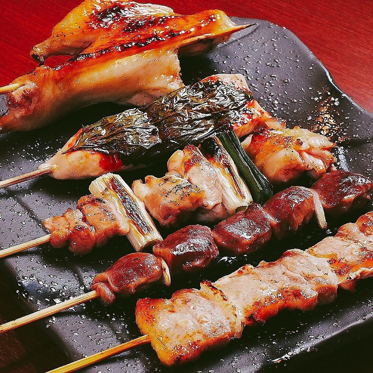 【20%オフ・分煙可】焼き鳥・海鮮・飲み放題付プラン2h2680円