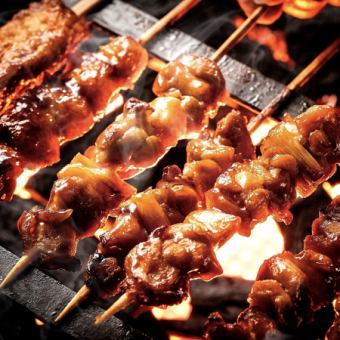 【平日限定★ Open祭】お試し!『 焼き鳥大将 勝コース』2H飲み放題付き(全7品)3980円⇒2980円
