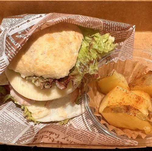 クラブサンド・バーガーセット　【税込1,296円】
