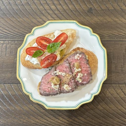 【NEW!】モーニングセット オープンサンド 【税込1100円】