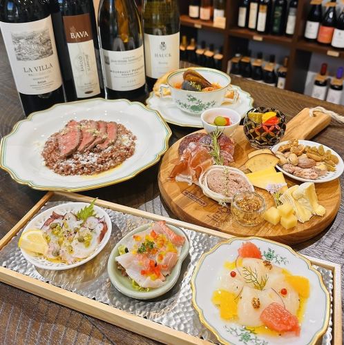 魚介3種のカルパッチョ