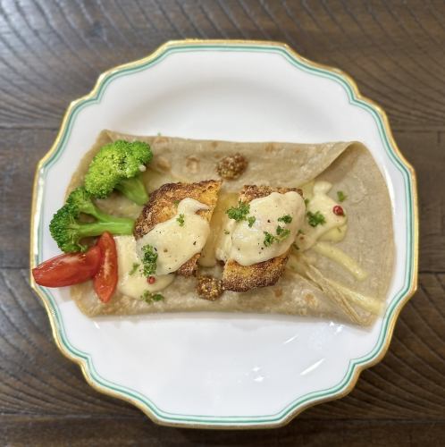 サーモンのパルミジャーノ焼き ディジョン風