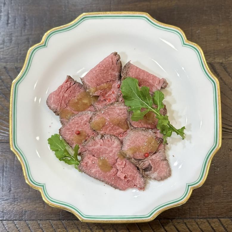 黒和牛のローストビーフ 100g