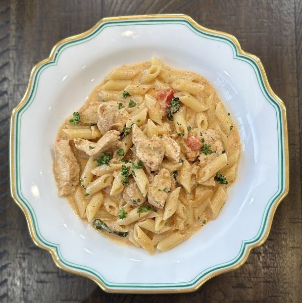 ブランチセット 地鶏むね肉のチキン・トスカーナのショートペンネ 【税込2480円】