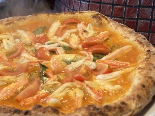 世界一を受賞した本ズワイガニのマリナーラ