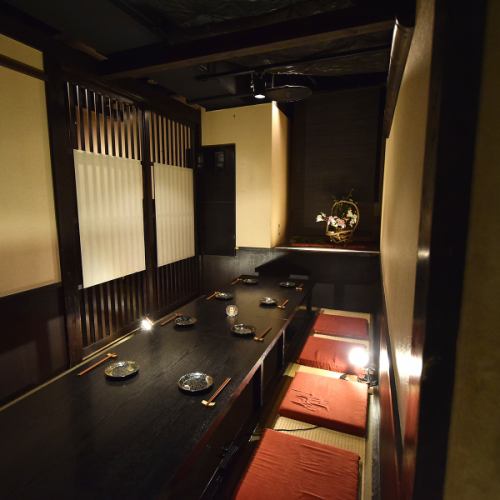 [1 minute walk from Numazu Station] All seats are private rooms. The izakaya "Nagomi" boasts a space that is just like an adult hideaway.
