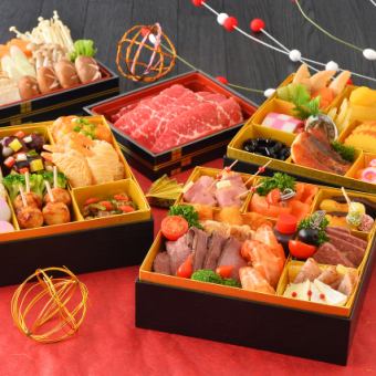 프리미어 호텔 CABIN-PRESIDENT-하코다테 오세치 와규 스키야키 세트 포함