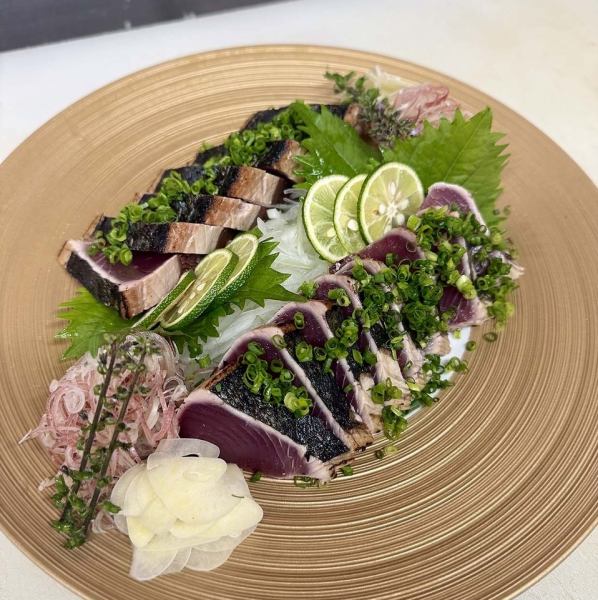 【高知県土佐清水産】カツオの藁焼き等、漁港直送の鮮魚を使った和・中料理が自慢!