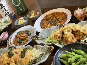 和華蘭の多国籍コース梅10品　3350円(税込)