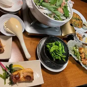 鶏の寄せ鍋コース