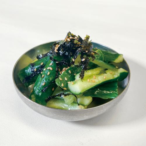 Sesame salt and cucumber