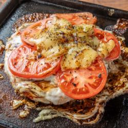 【西中島店 考案】イタリア風 バジルお好み焼き