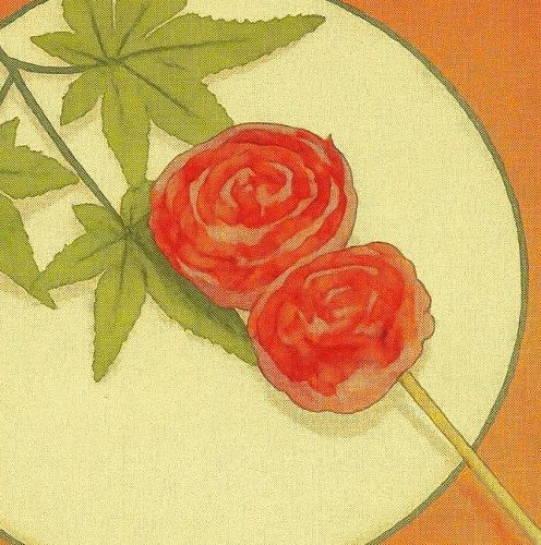 Red ginger roll