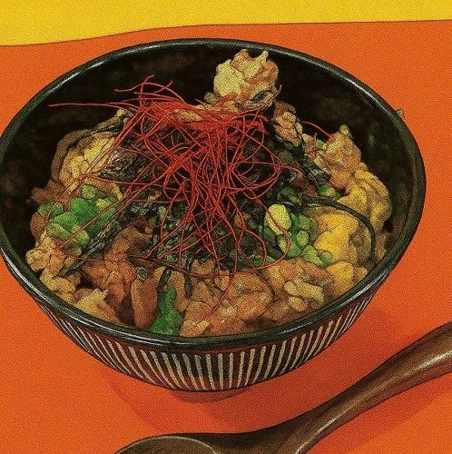 The ultimate oyakodon made with parent chicken