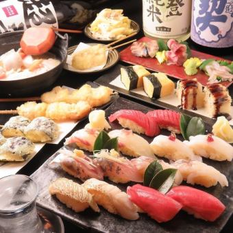 [Luxury Gorgeous☆] 150 minutes of all-you-can-drink included ◎ Enjoy our signature menu! Luxurious authentic nigiri course 6,000 yen