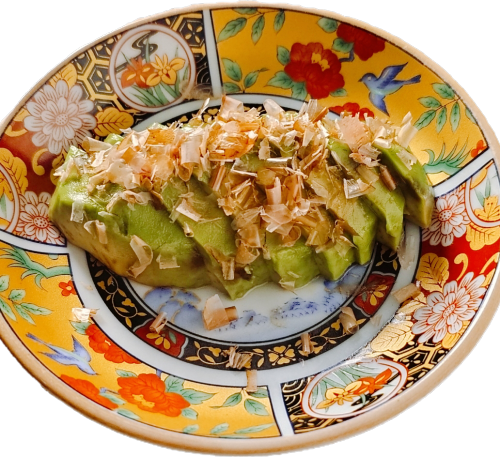 鰹節香る漬けアボガド