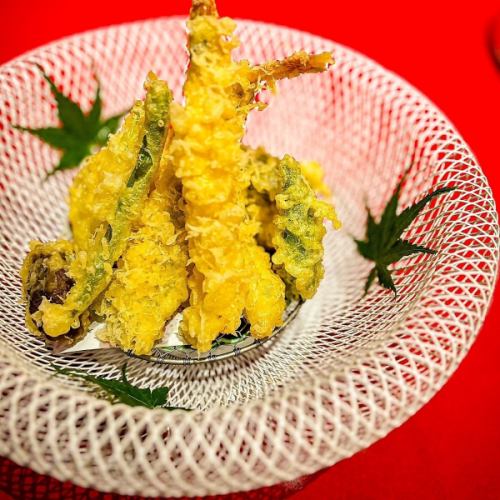 Shrimp and vegetable tempura (1 serving)