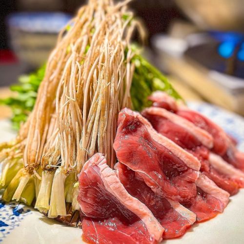 Sendai's winter specialty: parsley hotpot lunch set