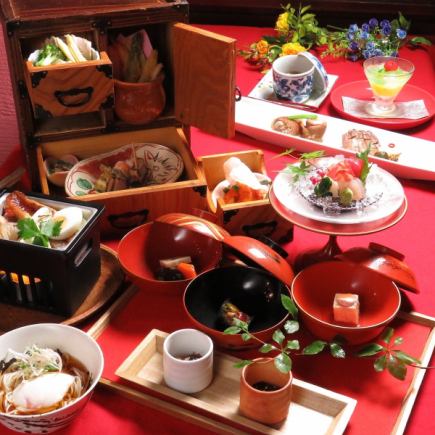 Sendai Tansu Kaiseki Course "Sashimi, Tempura, Beef Tongue, Simmered Kinki, etc." 8,800 yen including tax