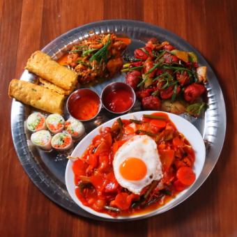 【アジアン酒場 MoMo】アジアン満喫コース☆120分飲み放題付き☆（L.0.90分）