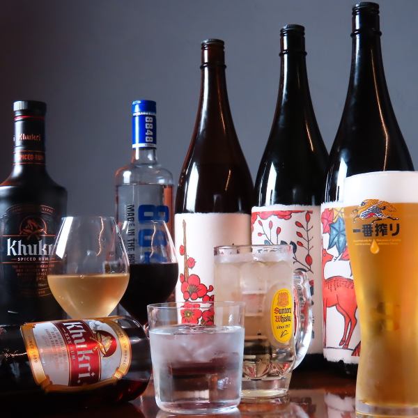 【職場の宴会やお集まりにも♪】飲み放題付きコースもございます!