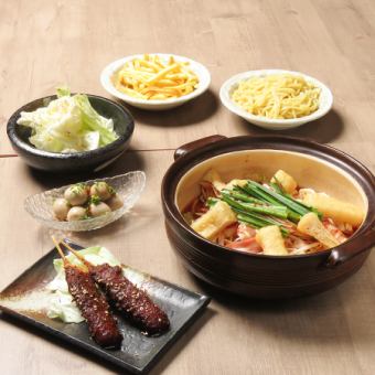 [For all kinds of banquets and welcoming/farewell parties!] Course with 2 hours of all-you-can-drink draft beer and Akakaranabe hotpot as the main course for 3,850 yen!