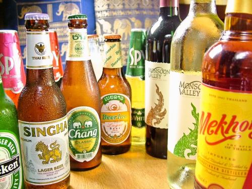 Thai beer and wine