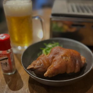 豚足の照り煮