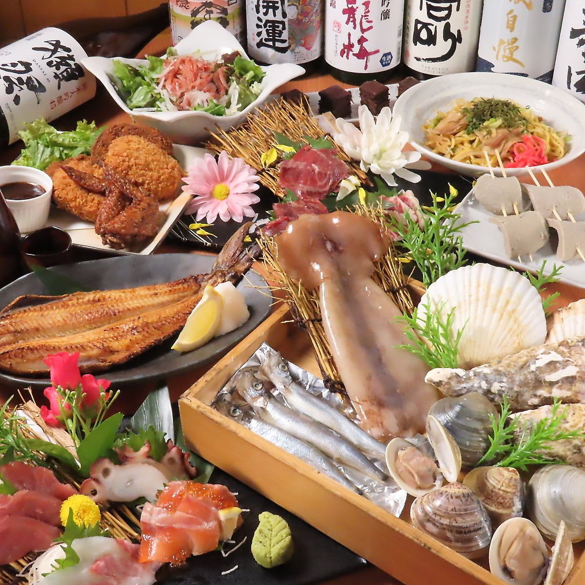 新鮮な海鮮もご堪能できます♪