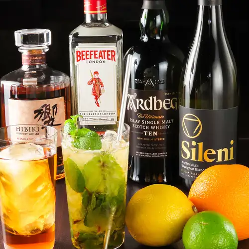 カクテルなどのアルコール類も充実♪